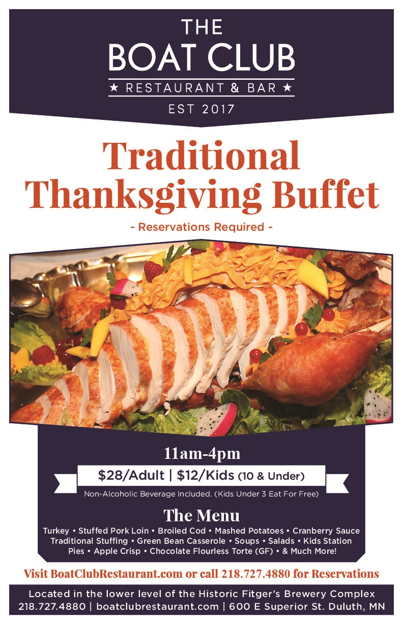 Boat Club Traditional Thanksgiving Buffet