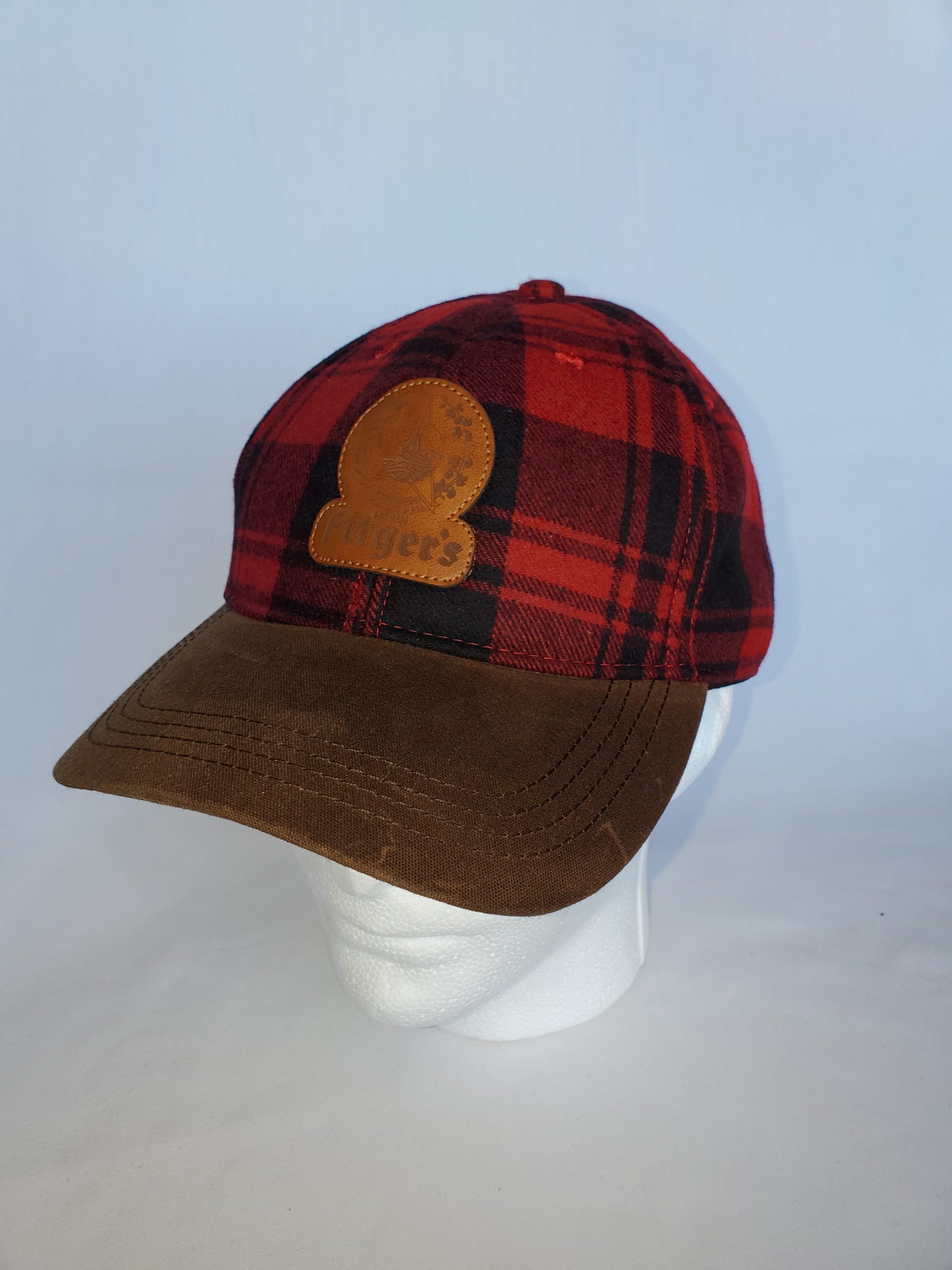 Vintage look Wool Flannel Hat  Historic Fitger s on Lake 