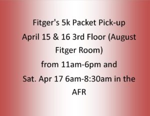 Fitger's 5k Race Packet Pickup
